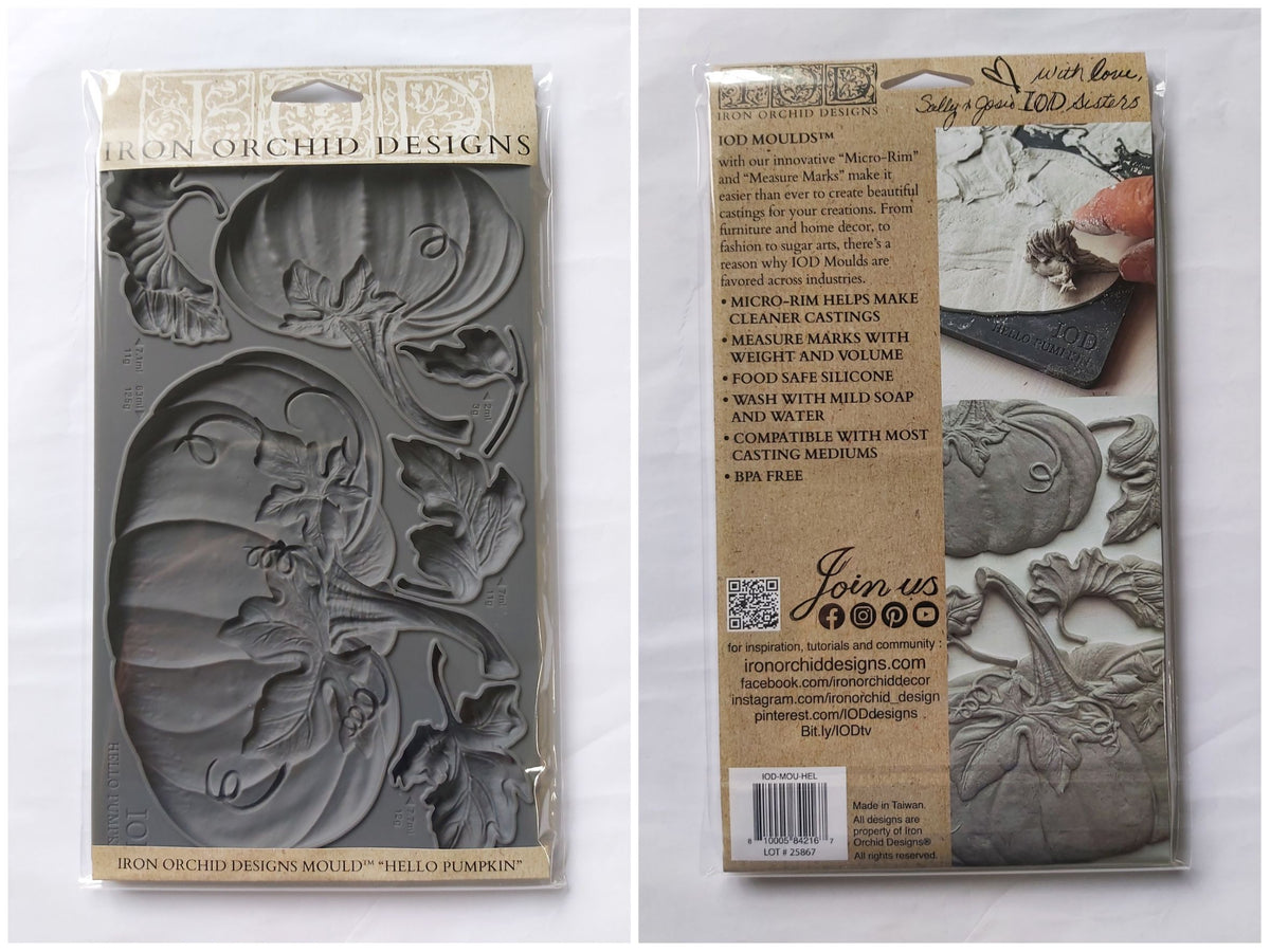 IOD Decor Moulds Mold Hello Pumpkin by Iron Orchid Designs – The Market  Home Decor, Gifts and DIY