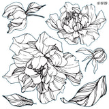Peonies 12×12 IOD Stamps™