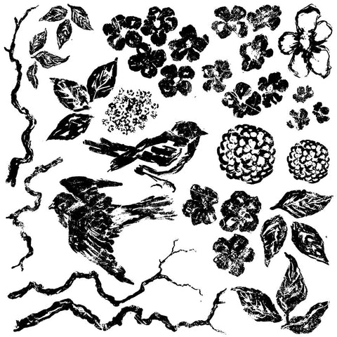 IOD Stamps Birds And Branches