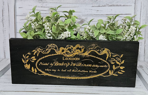 IOD Workshops - Wooden Box with Gilded Transfers