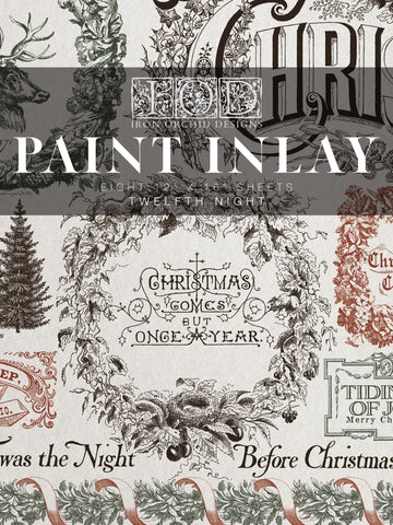 Twelfth Night IOD Paint Inlay 12x16 Pad™