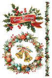 IOD TRansfer Kitschy Christmas 8x12