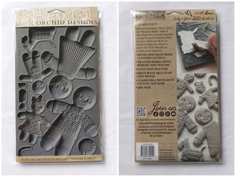 IOD Decor Moulds Ginger and & Spice by Iron Orchid Designs