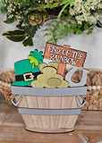 Interchangeable Inserts for Woven Basket, Bucket, Truck or Home Sign