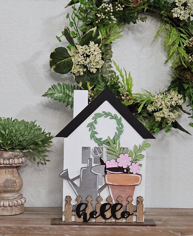 DIY Kits Interchangeable House Flower Pot Insert